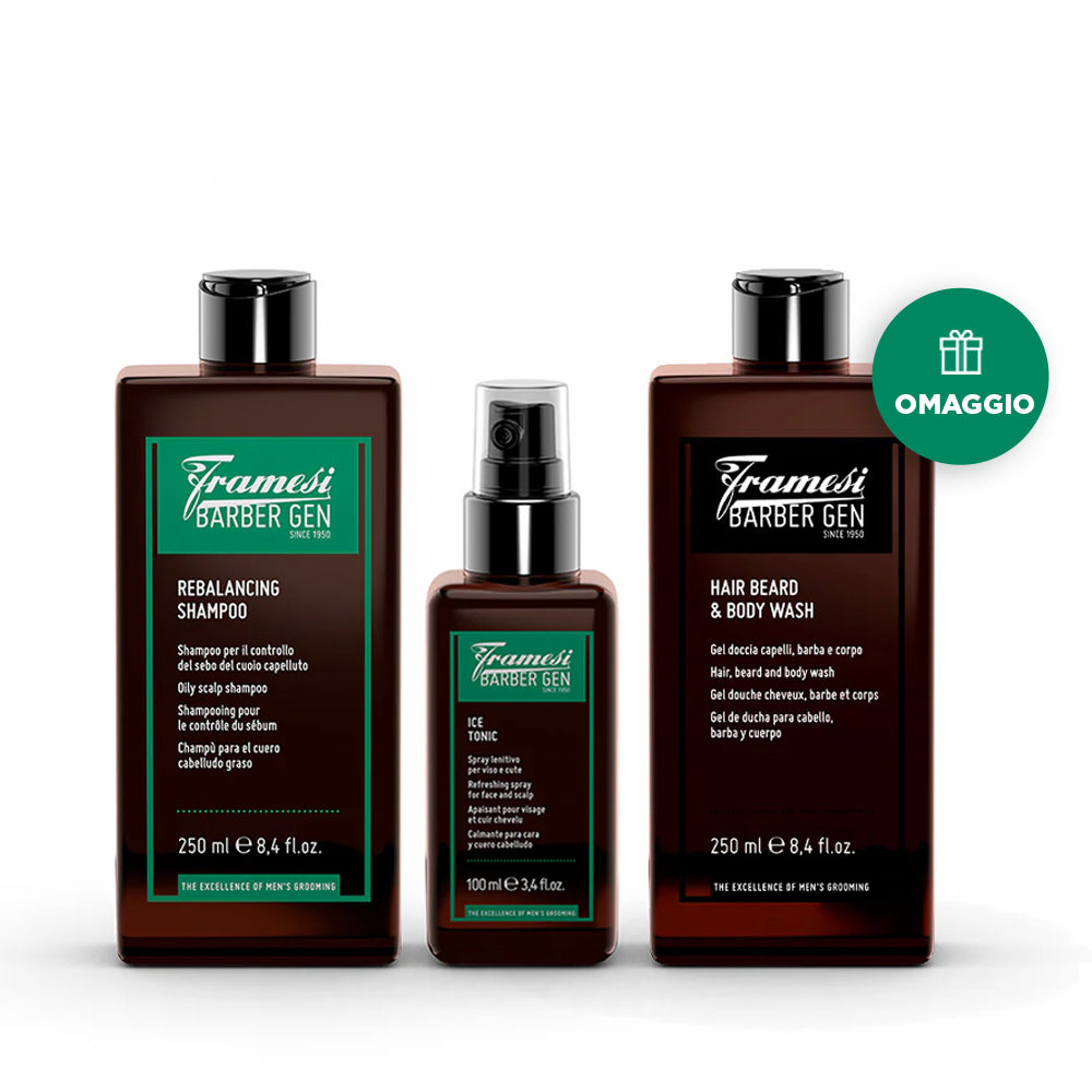 Refreshing barber routine + gel doccia 3in1 omaggio