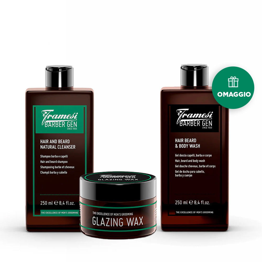 Essential barber routine + gel doccia 3in1 omaggio