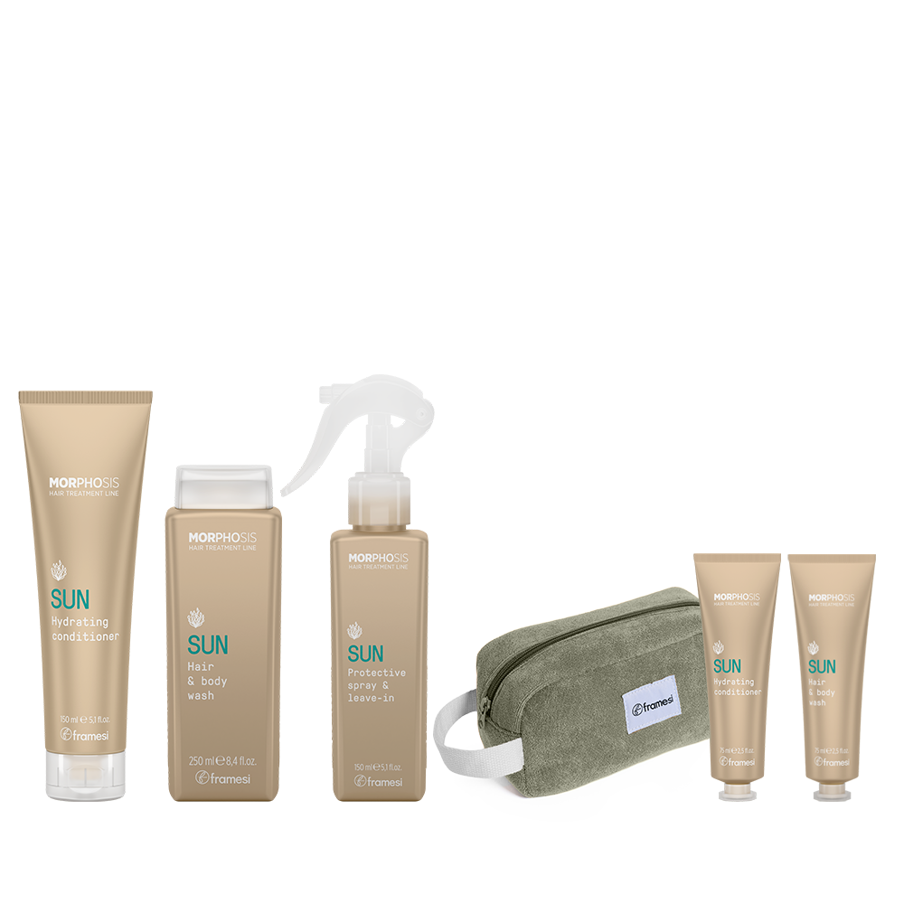 MORPHOSIS SUN ROUTINE & SUN BEAUTY BAG GREEN